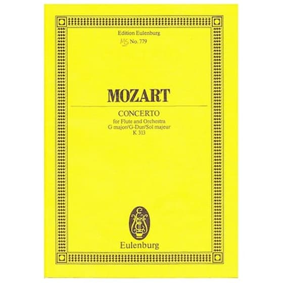 Βιβλίο Για Σύνολα Editions Eulenburg Mozart - Concert In G Major [pocket Score] image 0