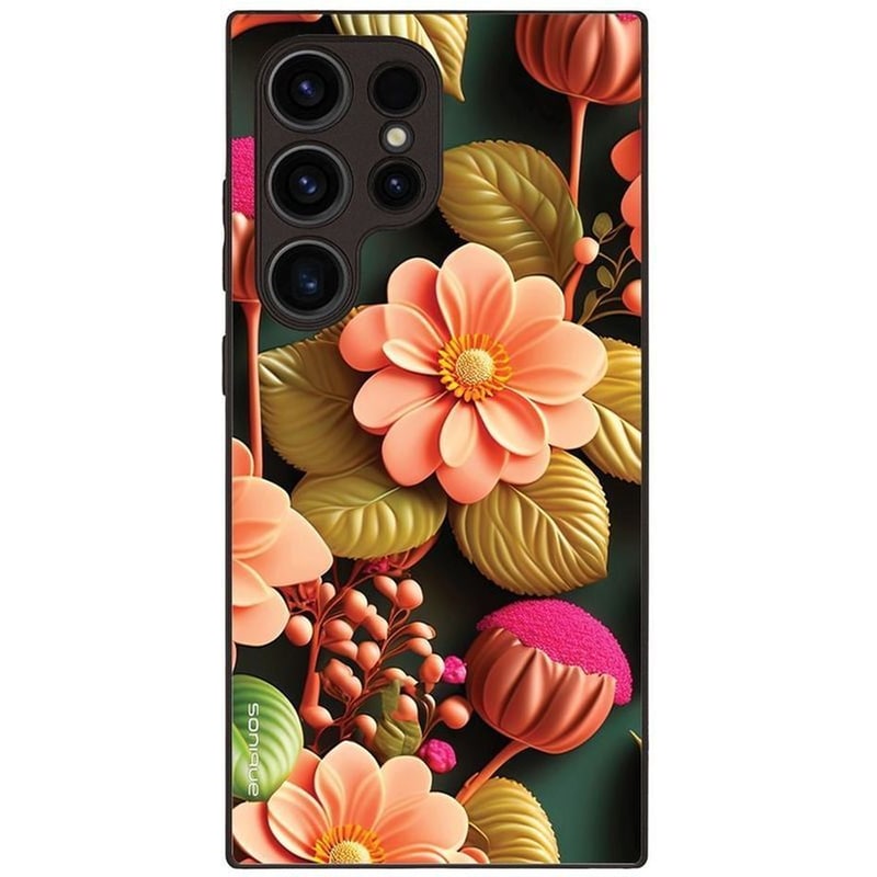 Θήκη Samsung Galaxy S24 Ultra - Sonique 3D Flower Series - Salmon
