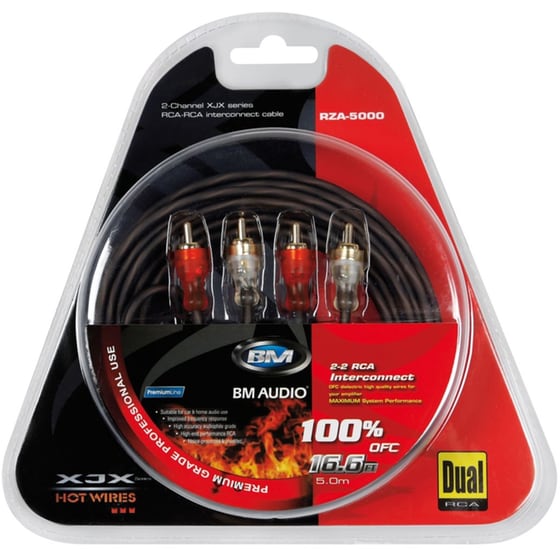Καλώδιο Ήχου BM Audio RZA-5000 RCA - RCA 5m image 1