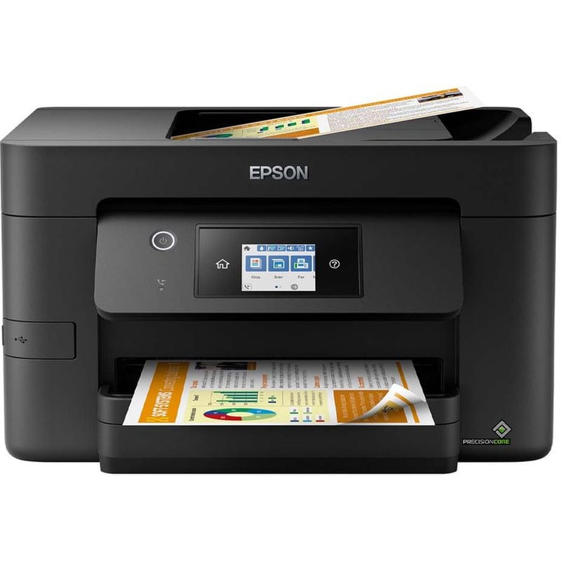 EPSON Epson Workforce Pro WF-3820DWF Εγχρωμο Πολυμηχάνημα Inkjet A4 με WiFi, ADF, Duplex Print, FAX (C11CJ07403)