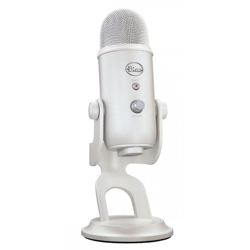 BLUE YETI Πυκνωτικό Μικρόφωνο Blue Yeti Aurora Collection USB - White Mist