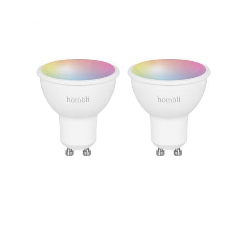 HOMBLI Έξυπνη Λάμπα Hombli Smart GU10 5W RGB Dimmable 2 Τμχ - RGB/Ρυθμιζόμενο Λευκό