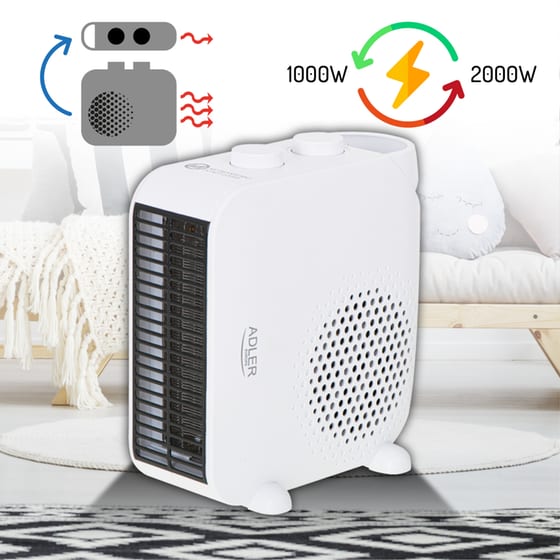 Αερόθερμο Δαπέδου ADLER AD 7725w 2000W image 6