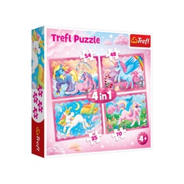 Παιδικό&nbsp;Σετ&nbsp;Παζλ&nbsp;Trefl&nbsp;Puzzles&nbsp;Unicorns&nbsp;(35/48/54/70&nbsp;Κομμάτια)