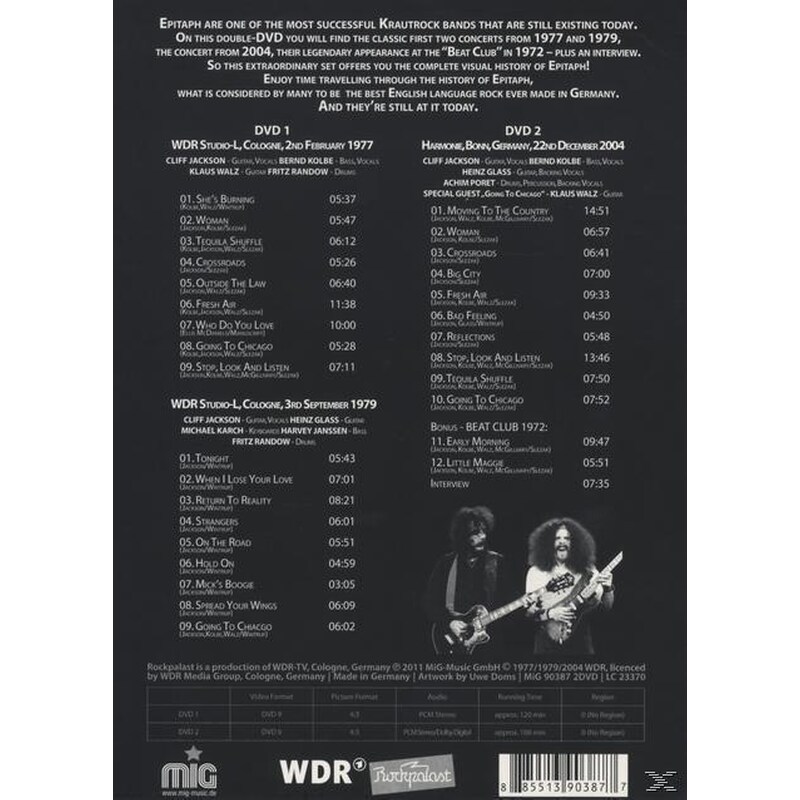 Rockpalast: Krautrock Legends 1 [DVD]