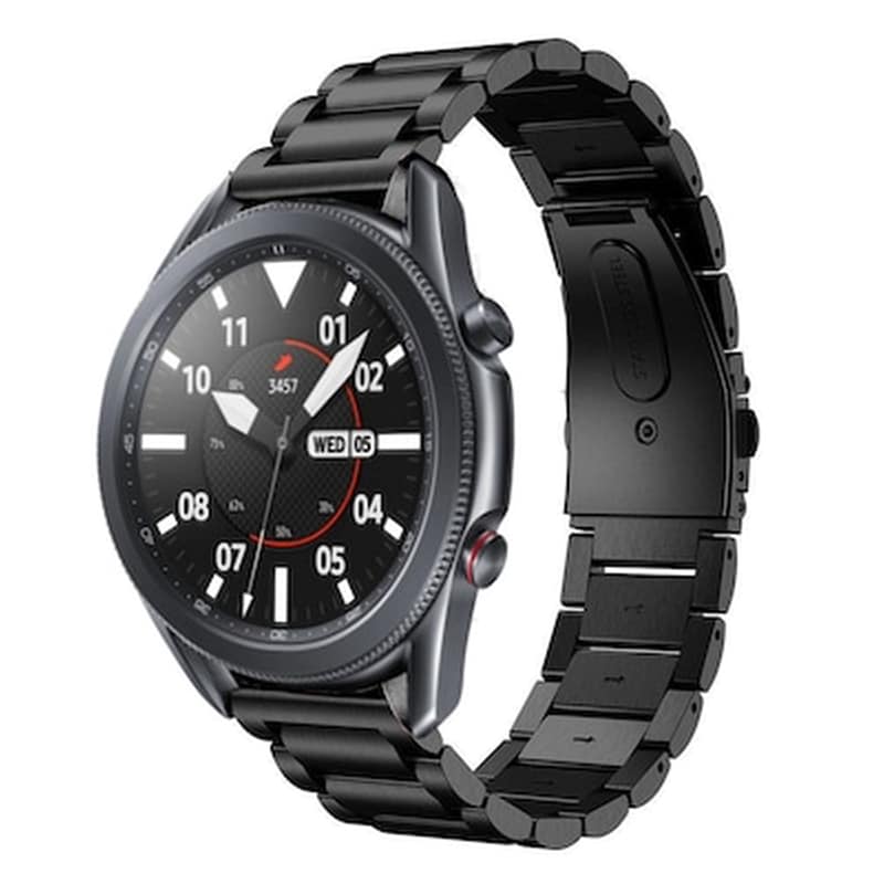 TECH-PROTECT Λουράκι Tech-Protect Stainless για Samsung Galaxy Watch 3 45mm - Μαύρο