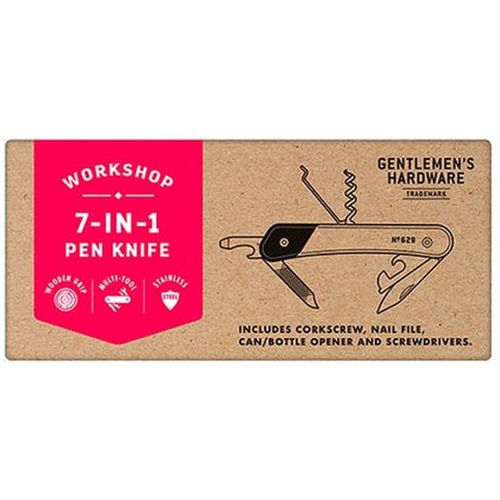 Πολεργαλειο Gentlemen's Hardware 7Ιν1 Kraft Packaging image 1