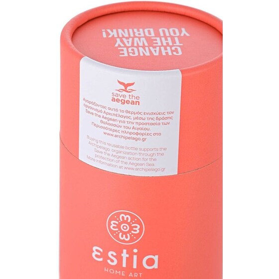 Παγούρι Θερμός ESTIA  Save The Aegean Fusion Coral 500 ml image 6