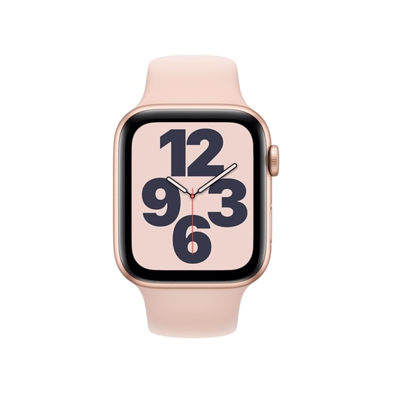 Apple Watch SE 44mm Aluminum Gold Sport Band Pink image 0