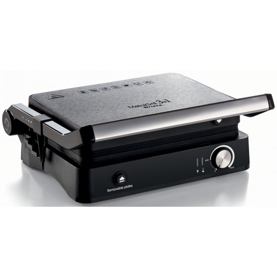 Τοστιέρα Γκριλιέρα ARIETE MetalGrill 3in1 1934 2000 W Ασημί image 1