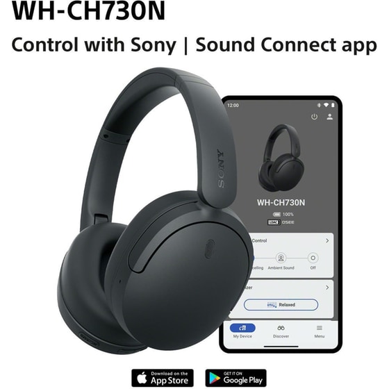 Sony WH-CH730N Ασύρματα Ακουστικά Κεφαλής Noise Cancelling - Black image 8