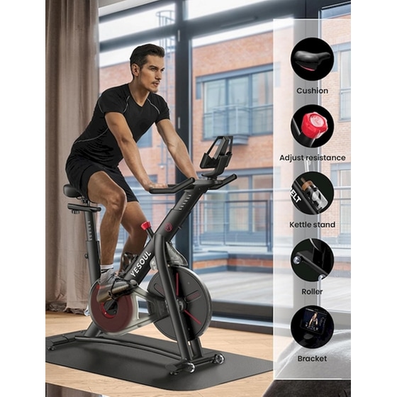Ποδήλατο Γυμναστικής Yesoul Spin Bike S3 - Μαύρο image 6