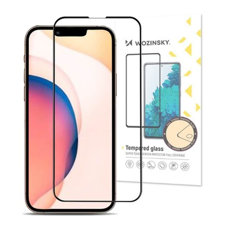 WOZINSKY Προστατευτικό οθόνης Apple iPhone 13 Pro Max - Wozinsky Tempered Glass Full Glue Full Coveraged Black