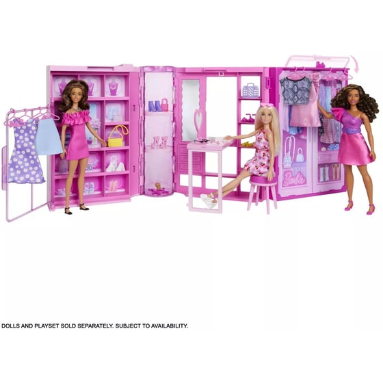 Κουκλόσπιτο Ντουλάπα Mattel Barbie Δωμάτιο Μόδας image 3