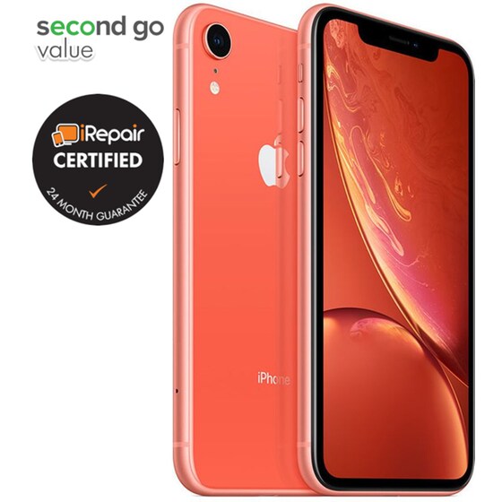 Μεταχειρισμένο Apple iPhone XR 64GB Coral second go value Certified by iRepair image 5