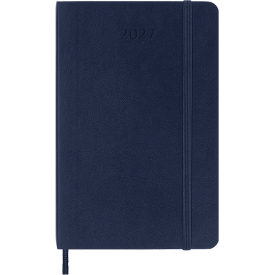 Ημερολόγιο Ημερήσιο 2027 Moleskine 12M Pocket Soft Cover Μπλε image 0