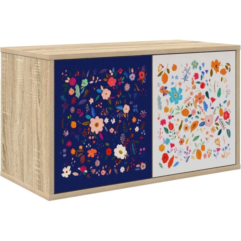 Έπιπλο Τηλεόρασης VidaXL MAINZ Επιτοίχιο 69 x 33 x 40 cm - Sonoma Δρυς