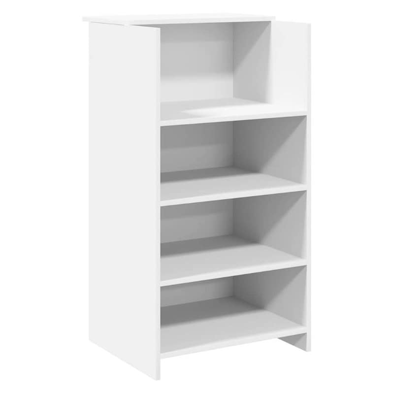 Γραφείο Υποδοχής VidaXL από Τεχνητό Ξύλο 55x50x103,5 cm - Λευκό