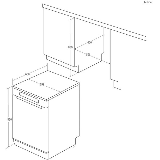HAIER XF 5C4M1X για 15 Σερβίτσια Inox με WiFi Πλυντήριο Πιάτων image 18