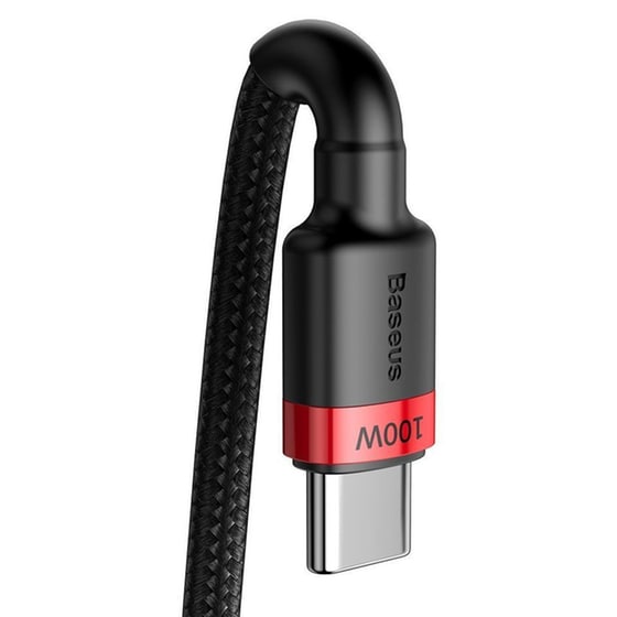Καλώδιο δεδομένων Baseus Catklf-al91 Usb-C to Usb-C 100W 2m - Black image 2