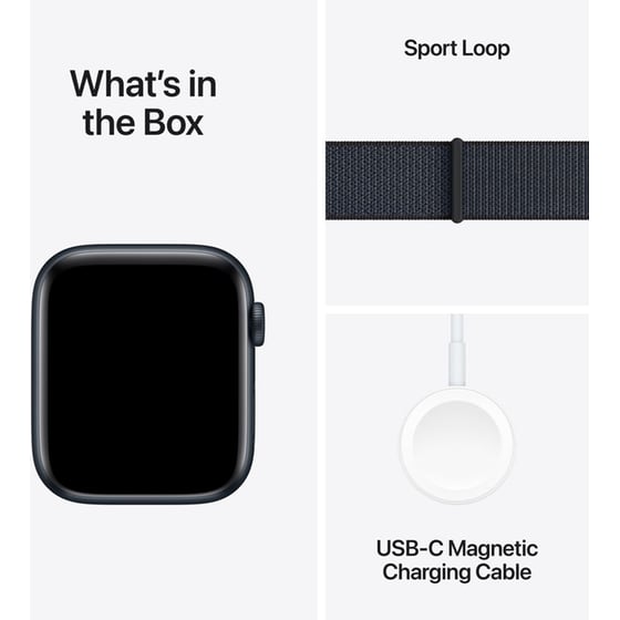 Apple Watch SE GPS 40mm - Midnight Aluminium Case with Ink Sport Loop image 6