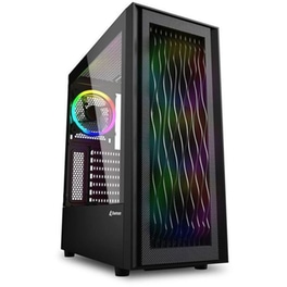 Κουτί Desktop Sharkoon RGB Wave Gaming Full Tower - Μαύρο