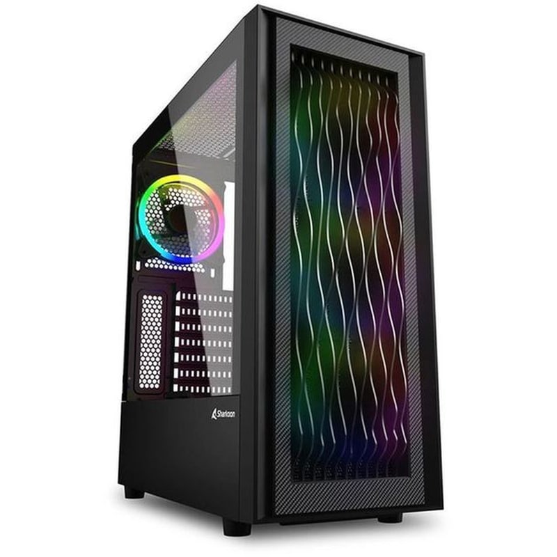 SHARKOON Κουτί Desktop Sharkoon RGB Wave Gaming Full Tower - Μαύρο