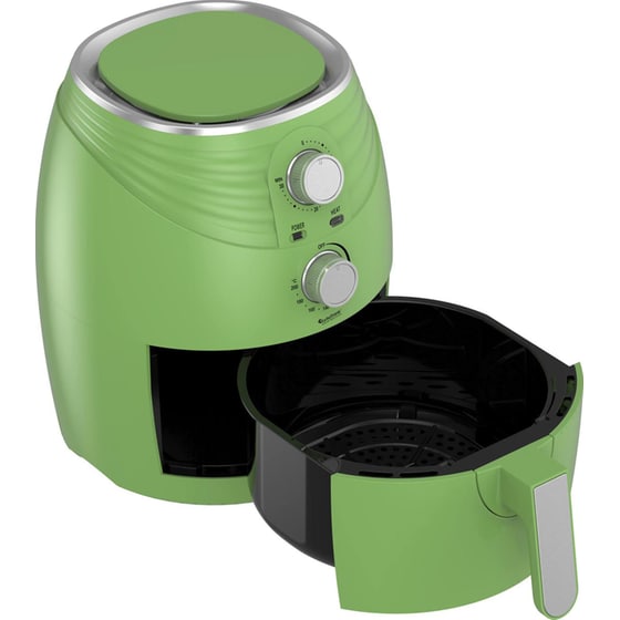 TURBOTRONIC TT-AF11M με Αποσπώμενο Κάδο 1200 W 3.5 L Πράσινο Φριτέζα Αέρος image 1
