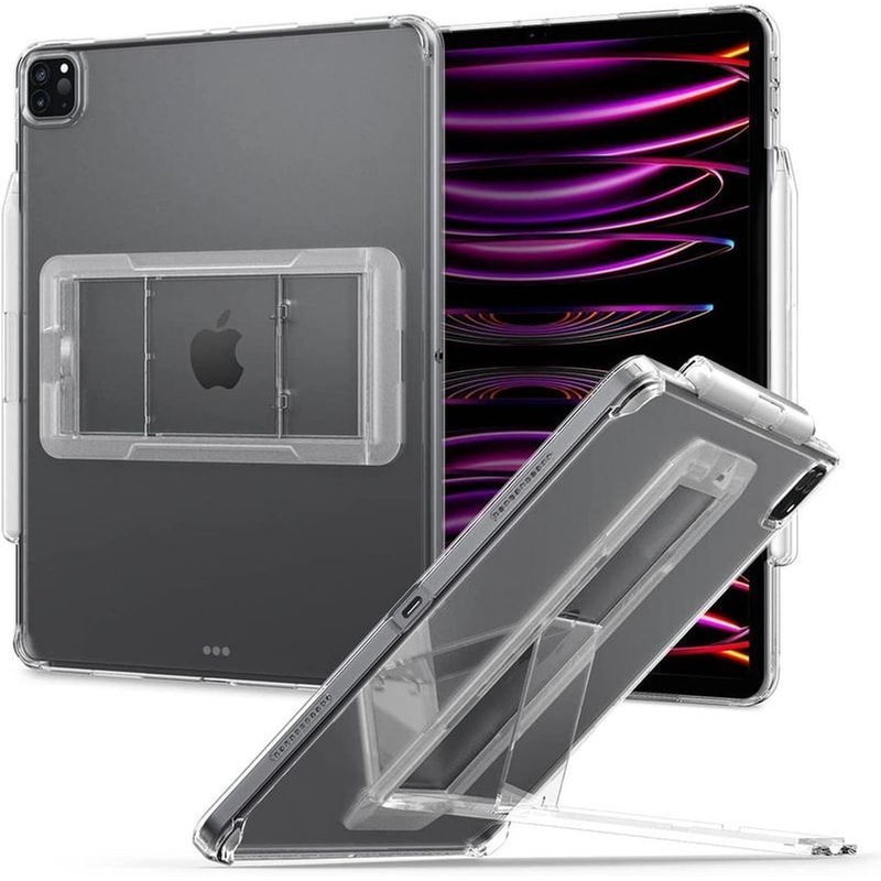 SPIGEN Θήκη Tablet Apple iPad Pro 12.9 - Spigen Air Skin Hybrid S Με Υποδοχή Apple Pencil - Διάφανο