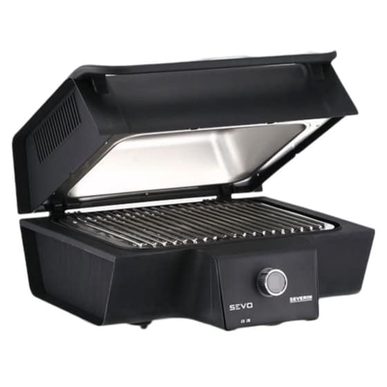 SEVERIN 8106 με Καπάκι 3000 W Μαύρη Ηλεκτρική Ψηστιέρα image 2