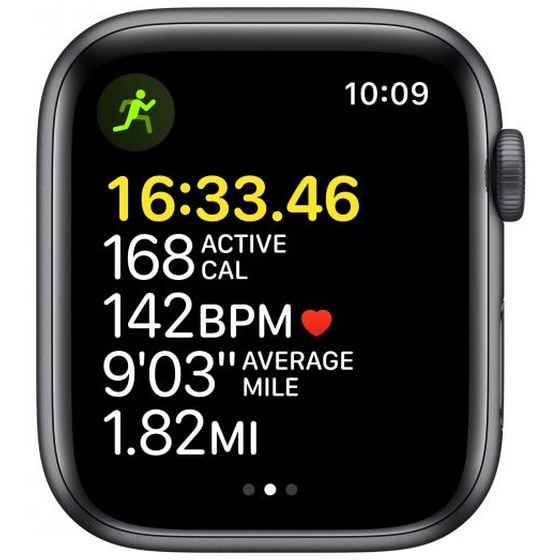 Apple Watch SE Space Grey Aluminium 44mm - Midnight Sport Band image 3
