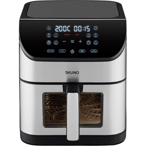 BRUNO BRN-0194 με Αποσπώμενο Κάδο 1800 W 8 L Ασημί Φριτέζα Αέρος image 0