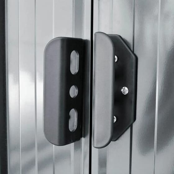 Vidaxl Αποθήκη Κήπου Γκρι Μεταλλική image 3