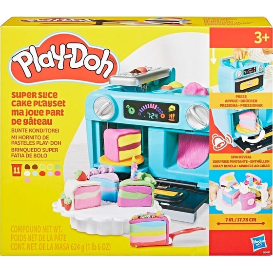 Hasbro Play-Doh Super Slice Cake Playet (G0497) image 0