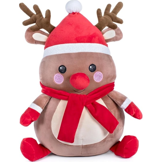 Λούτρινος Τάρανδος Softies Happy Christmas Rudolf (45cm) image 0