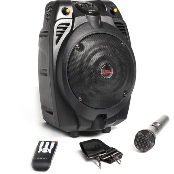 Party Speaker Akai SS022A-X6 30W Karaoke με Ασύρματo Μικρόφωνo - Μαύρο image 8