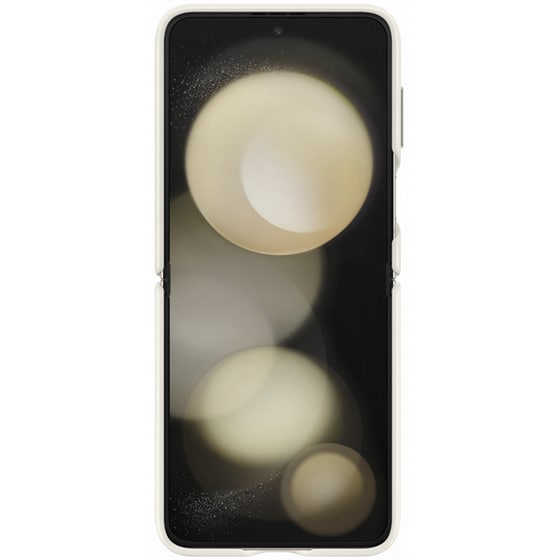 Θήκη Samsung Galaxy Z Flip5 - Samsung Flap Eco-Leather Case - Cream image 2