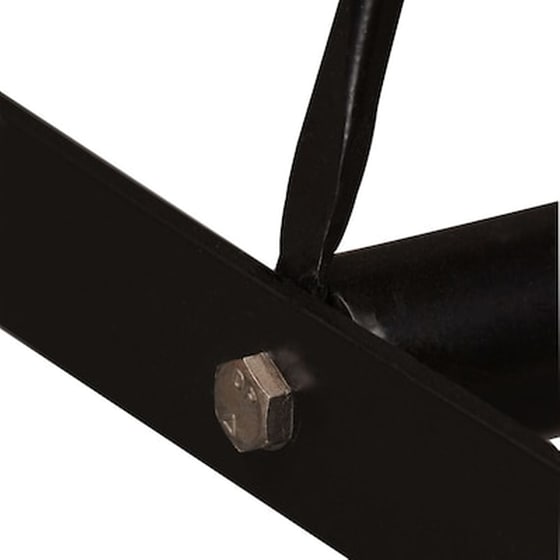 Τραπέζι Μπαρ Vidaxl από Μασίφ Ξύλο Ακακίας 120x60x107 cm - Μαύρο/Καφέ image 5
