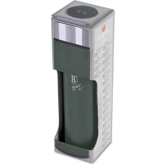 Μπουκάλι Θερμός Berlinger Haus Ανοξείδωτο Matt Green 500ml image 4
