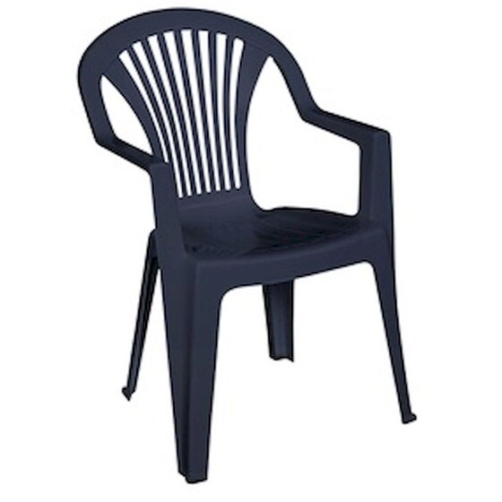 Πολυθρόνα Woodwell Lido Στοιβαζόμενη Πλαστική C54910 57x45x85cm - Ανθρακί image 0