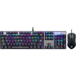 Motospeed Ck888 Wired Mechaninal Keyboard Mouse Combo Blue Switch Rgb Gr Layout