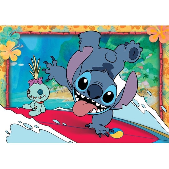 Παιδικό Παζλ Clementoni Super Color Disney Stitch (2x20 Κομμάτια) image 3