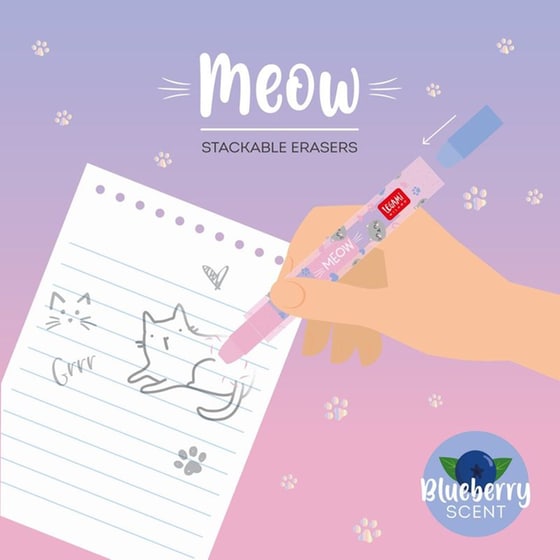 Γόμα Stackable Legami Meow Kitty image 4