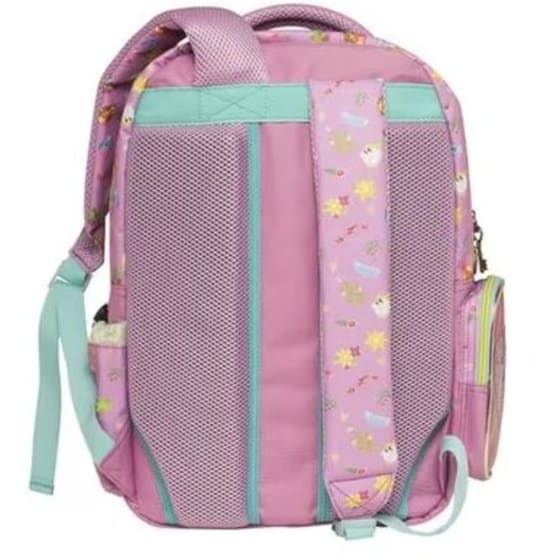 Τσάντα Πλάτης Graffiti Princess Kids Πολλών Θηκών Λιλά image 1