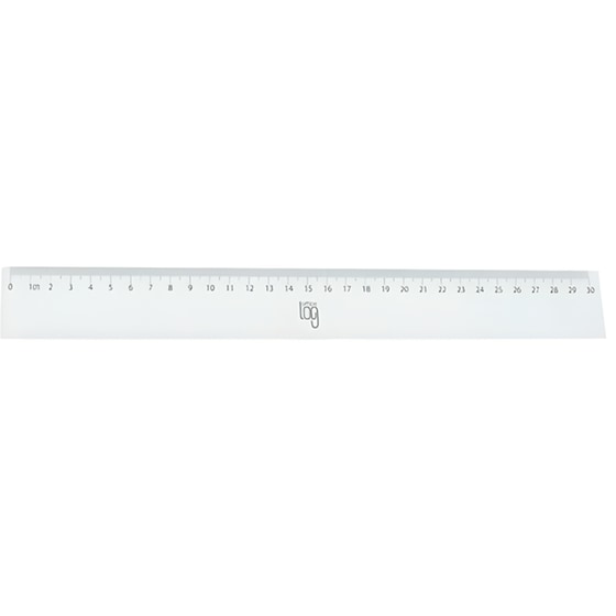 Πλαστικός Χάρακας Office Log 30 cm image 0