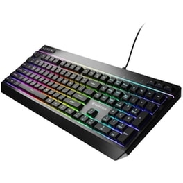 Genesis Rhod 530 Gaming Πληκτρολόγιο Full Size RGB Μεμβράνης διακόπτες Μαύρο (US)