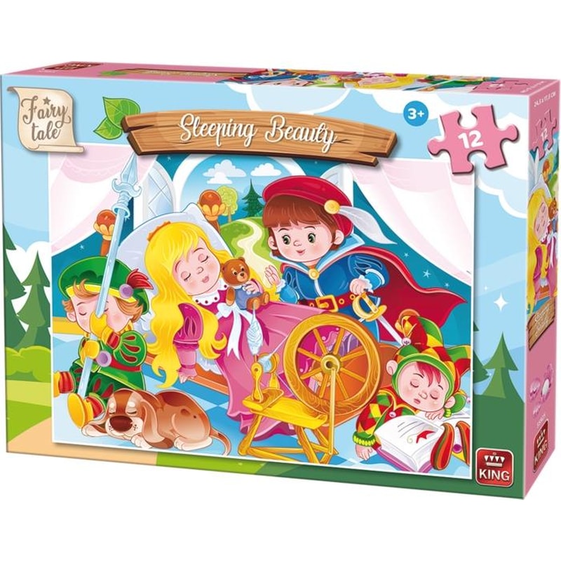 Παιδικό Παζλ King Puzzle Fairy Tale – Sleeping Beauty (12 Κομμάτια)