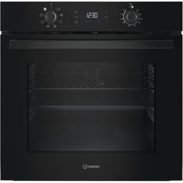 Indesit IO K55C B 71Lt Μαύρο Εντοιχιζόμενος Φούρνος Άνω Πάγκου