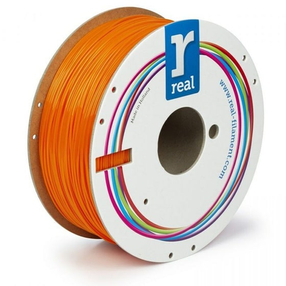 Real Filaments νήμα 3D εκτυπωτή PETG - 0.5kg 1.75mm - Πορτοκαλί image 1