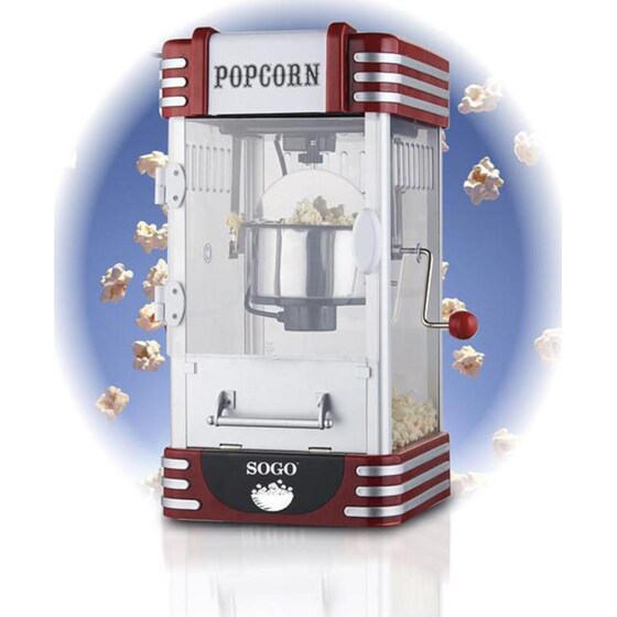 Μηχανή Pop-Corn SOGO Retro Old Fashioned PAL-SS-11350 310 W Κόκκινο image 1